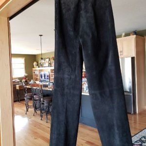 Vintage Ted Lapidus swede black pants